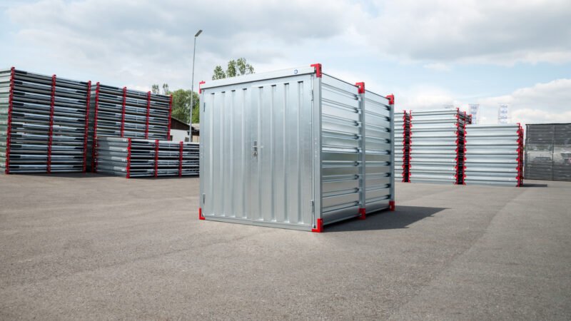 Il contenitore può essere facilmente piegato e trasportato